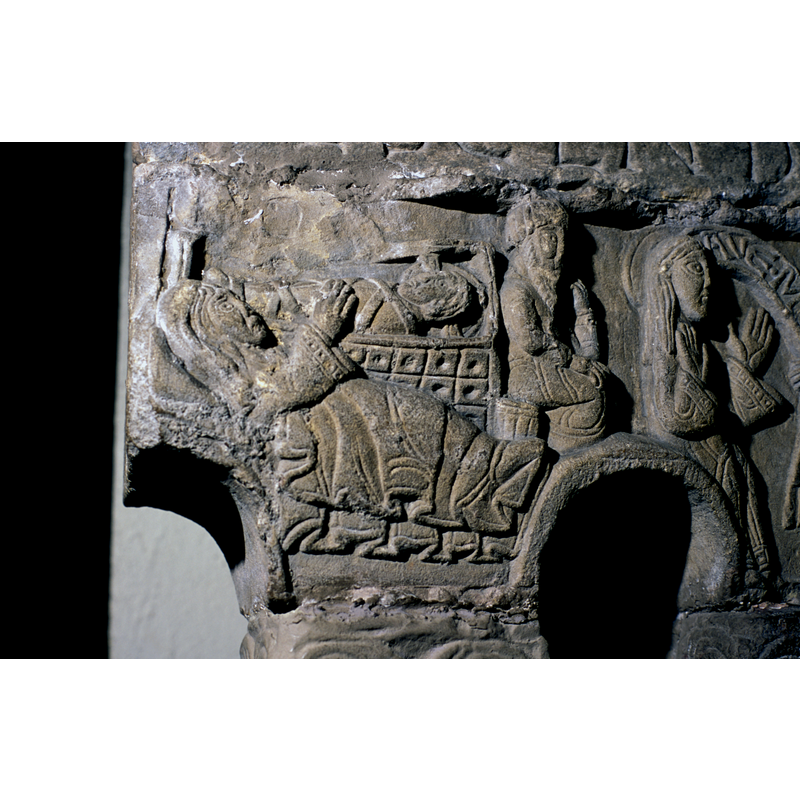 from the original mid-12thC cloister at Eschau, moved to the Musée de l'Oeuvre de Notre-Dame, Strasbourg