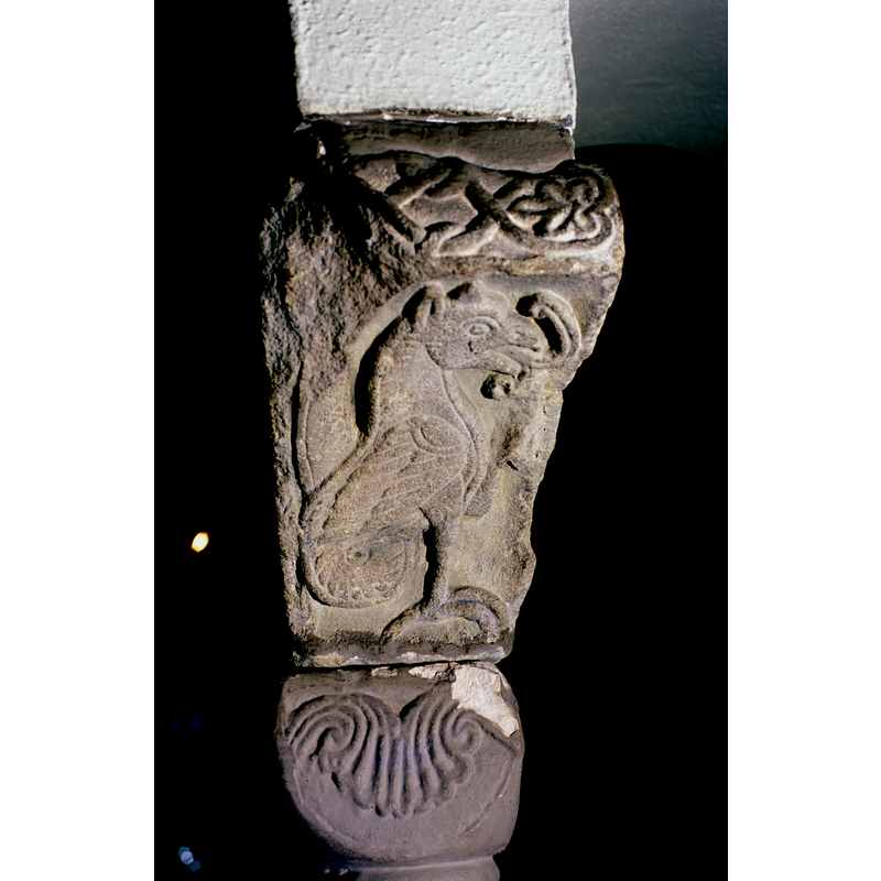 from the original mid-12thC cloister at Eschau, moved to the Musée de l'Oeuvre de Notre-Dame, Strasbourg