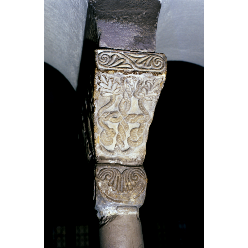 from the original mid-12thC cloister at Eschau, moved to the Musée de l'Oeuvre de Notre-Dame, Strasbourg