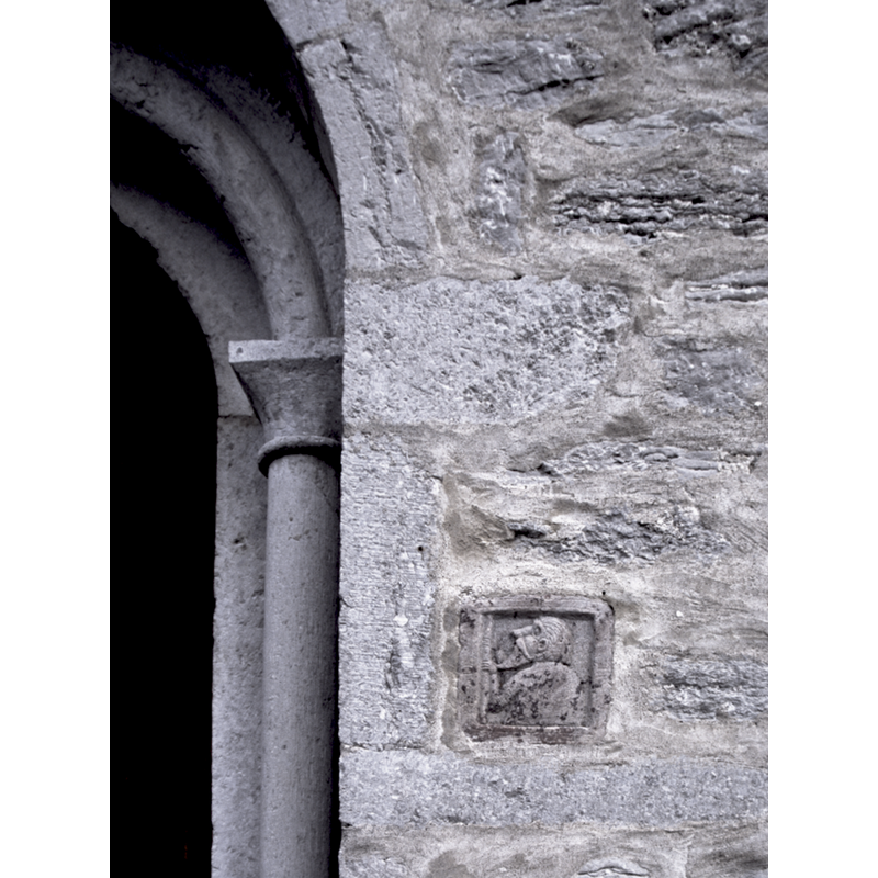 the trompe-loeuil, by the side of the southwest portal