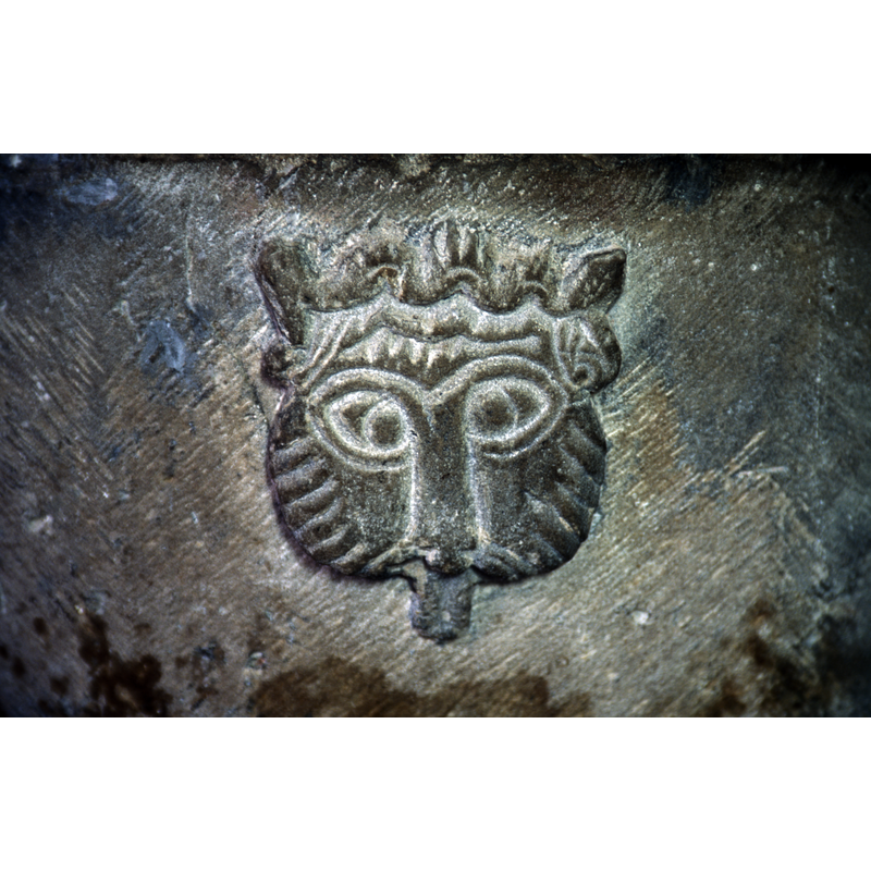 it appears to be the only ornamentation on the basin