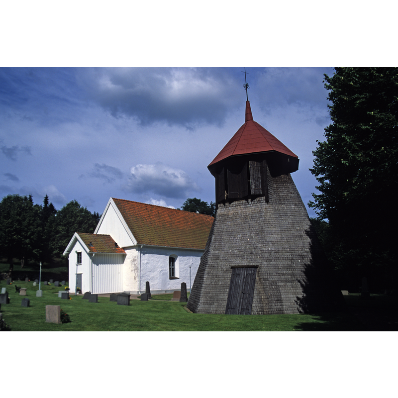 the church and its detached bell-cote