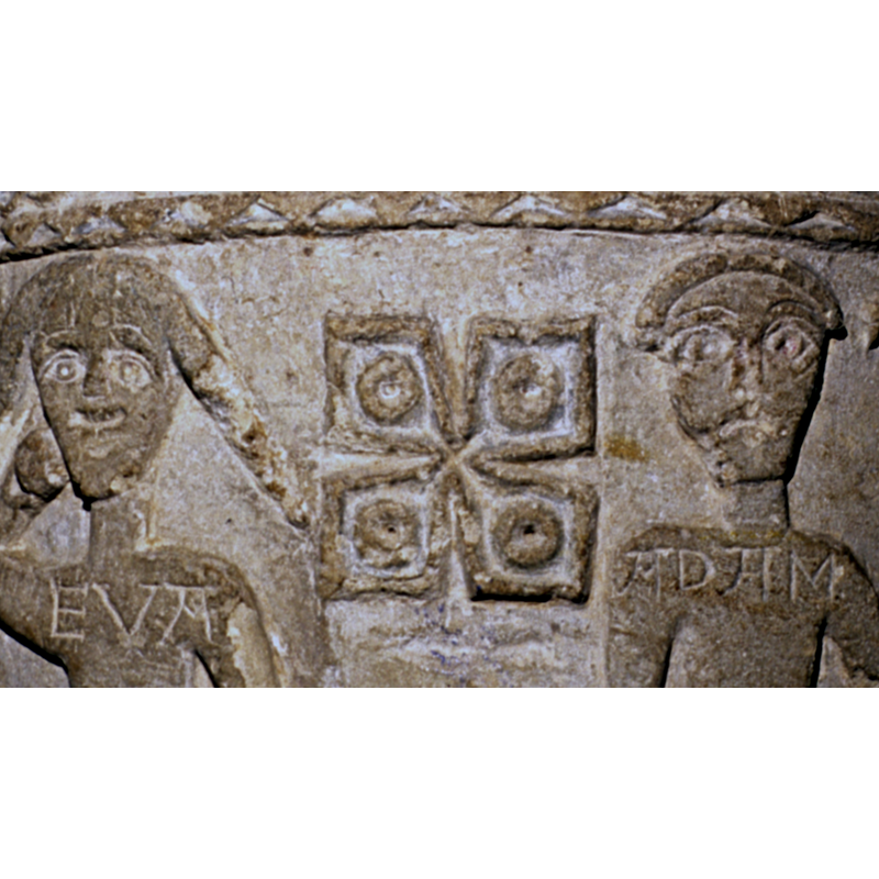 between Adam and Eve