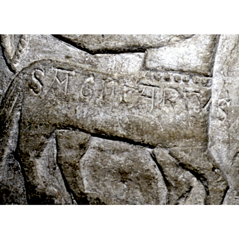 across the body of the centaur