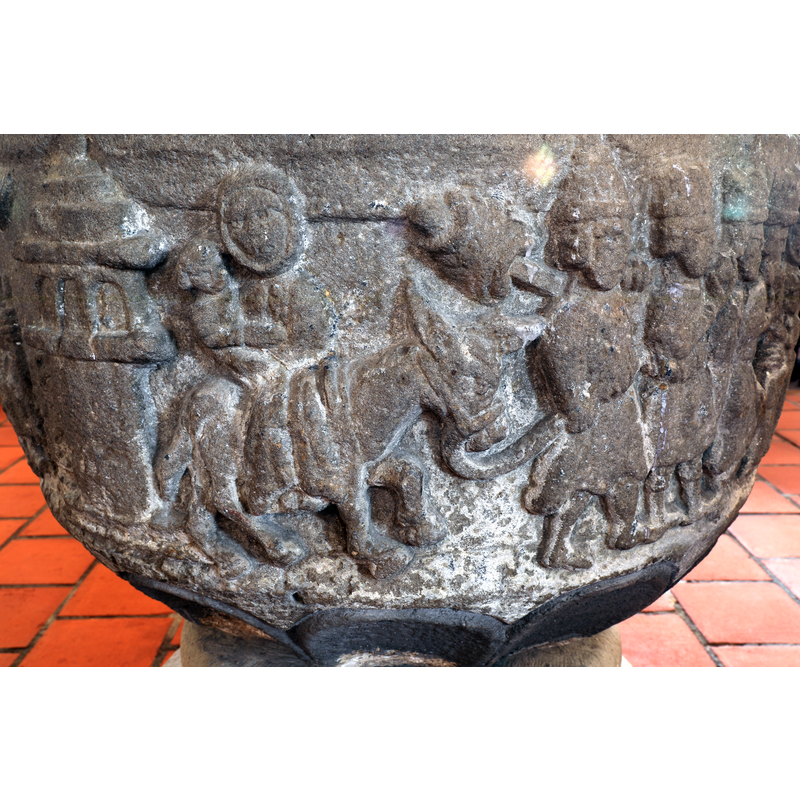 Flight to Egypt -> [NB: Joseph leading the animal]