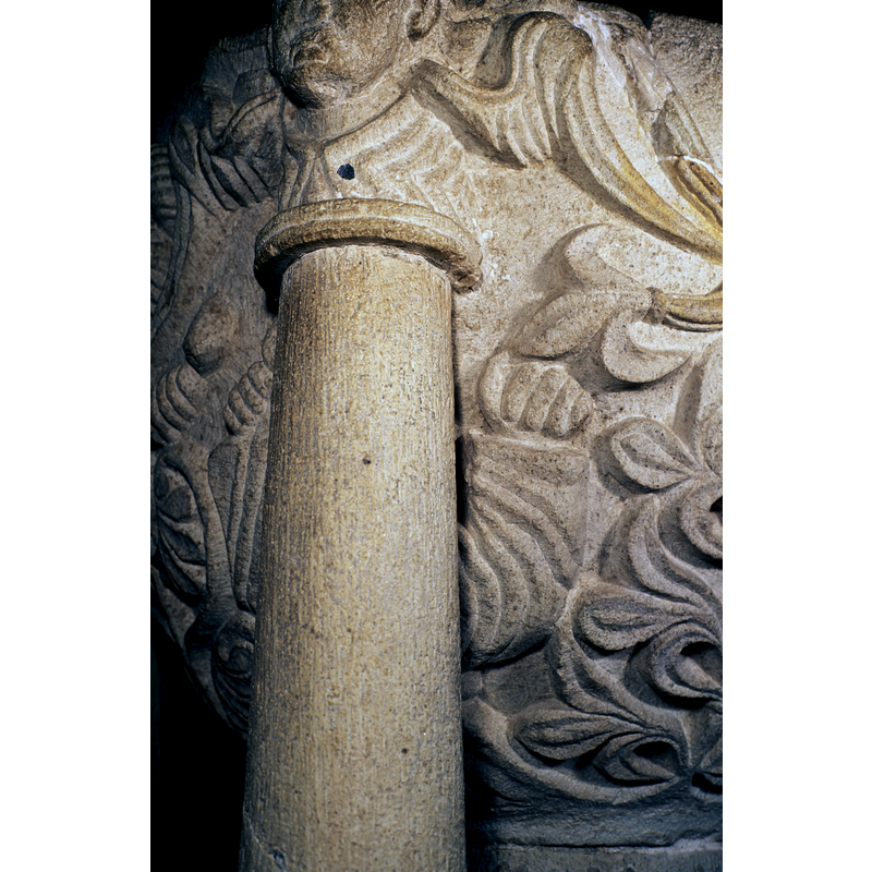 the right half (cut off by the column)