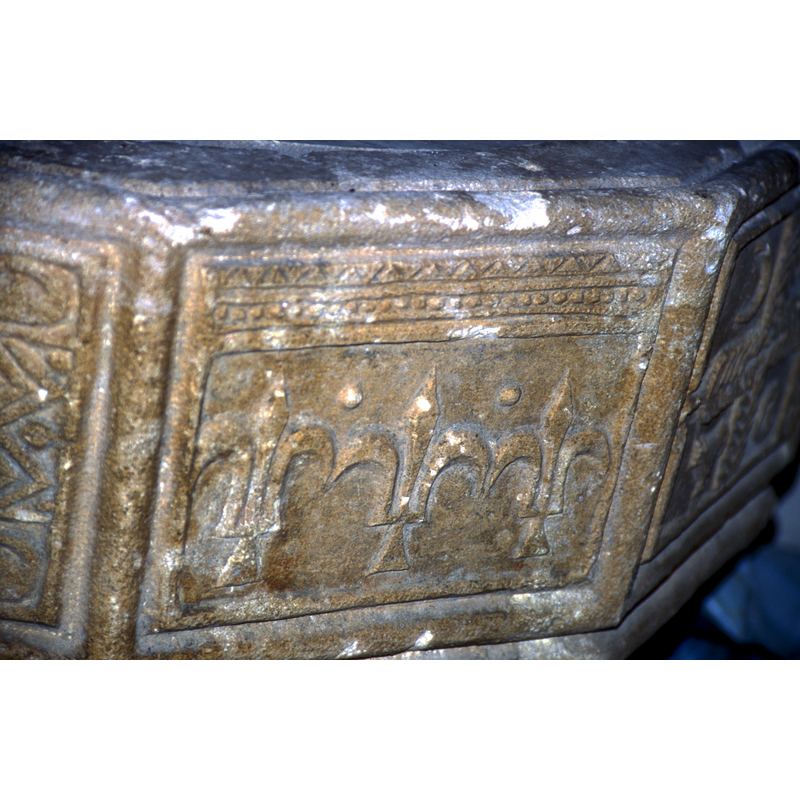 three large ones on one of the basin sides