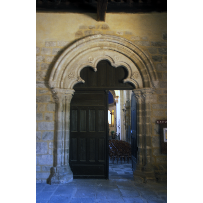 entranceway from the cloister into the church