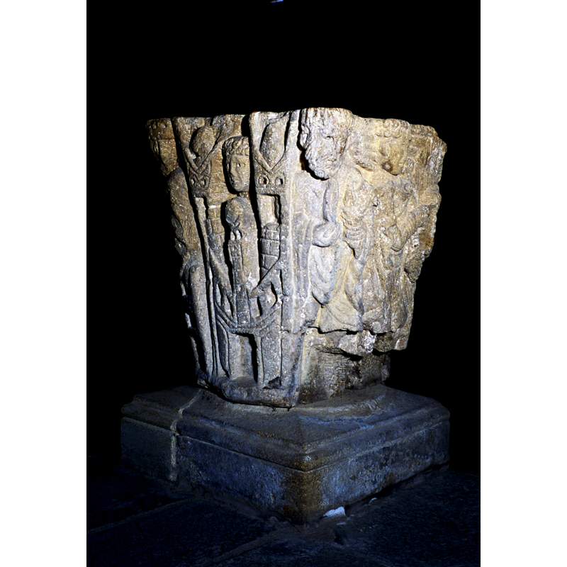 NW side of the font