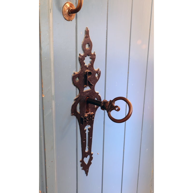 early-19thC lock and key