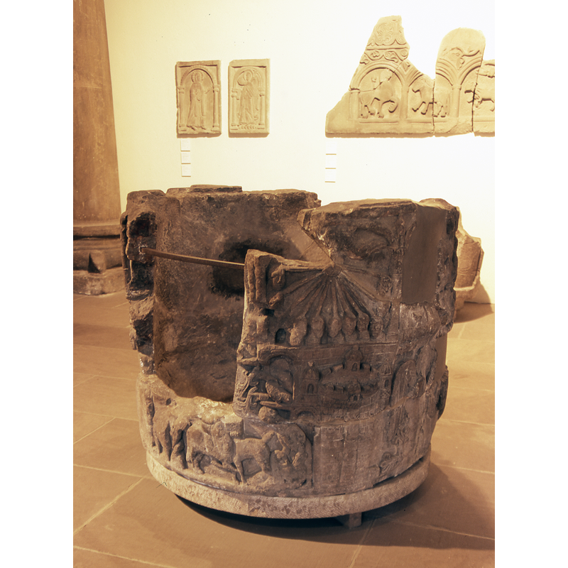 showing the Pentecost scene at the top and the New Jerusalem (?) below it