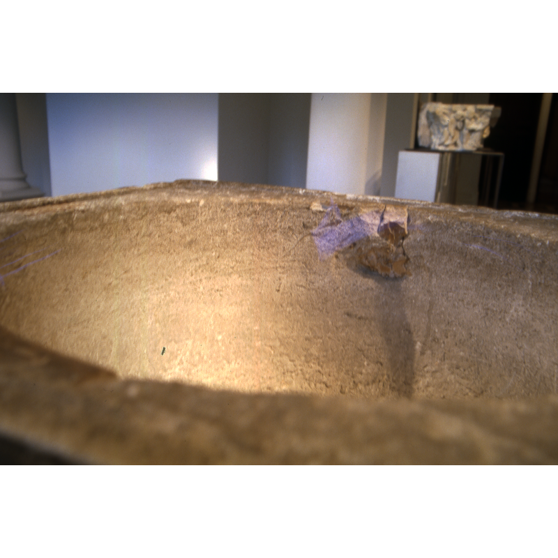 an the damaged rim