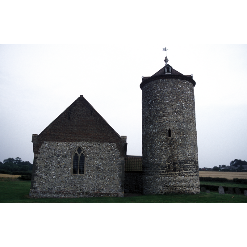 showing the east side of the detached tower