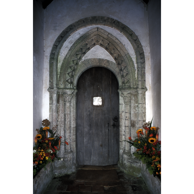 Inside the south porch