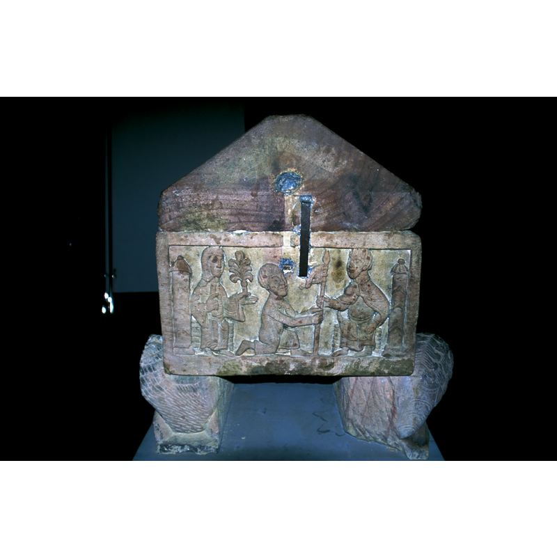 the sarcophagus  of Adelochus, Bishop of Strasbourg - Listed in Palissy [ref.: PM67000550] as 1130