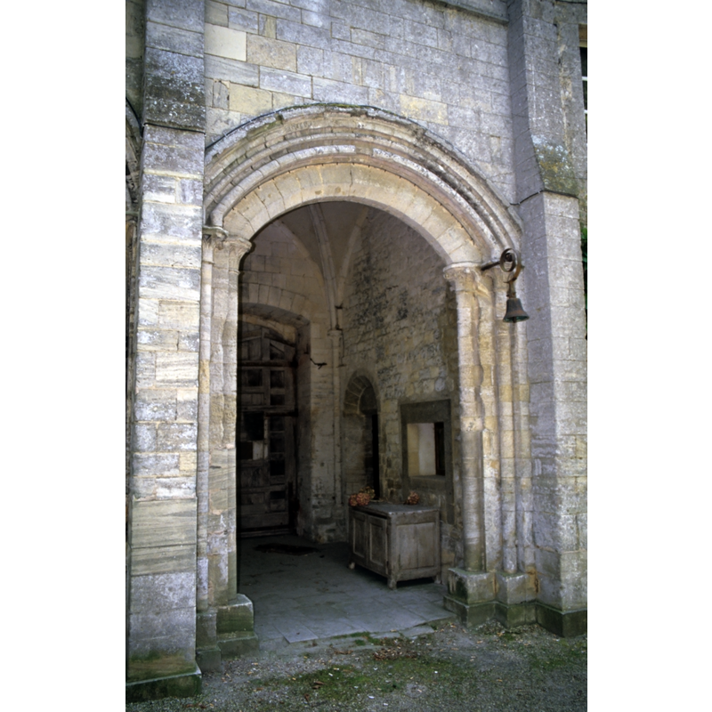 the entranceway to the chapel in the remains of the old priory