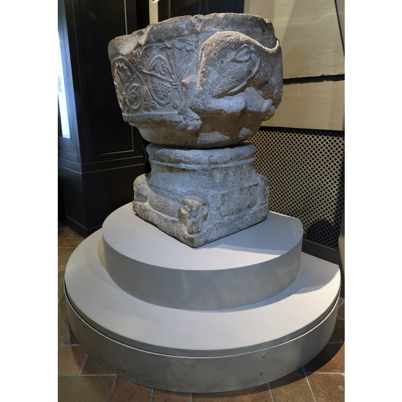 as displayed in the museum