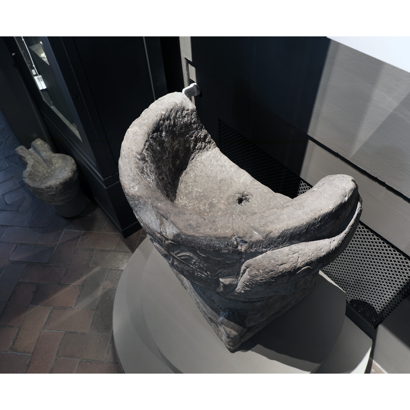 as displayed in the museum