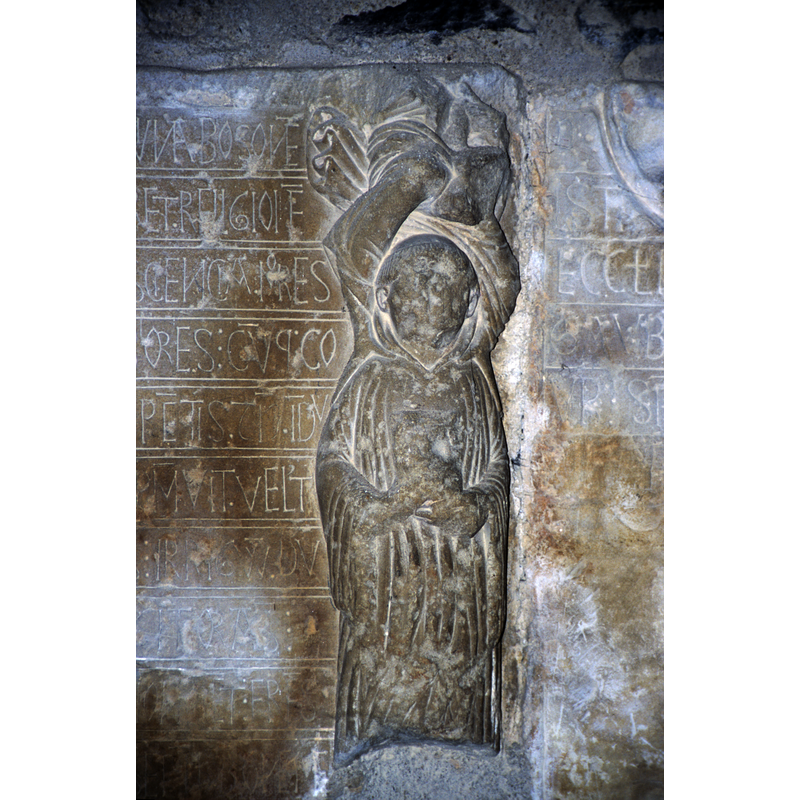 Boson II (?), a nobleman of Provence and possibly 2nd abbot of the abbey here